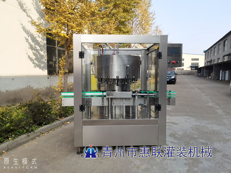 電子定量回轉(zhuǎn)式醬油醋灌裝機(jī)